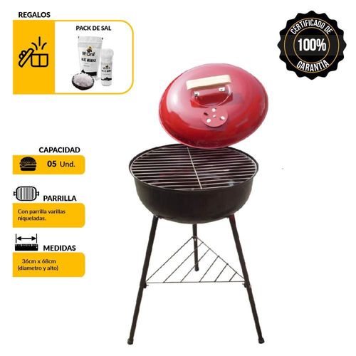 Parrilla Circular Mr. Grill Handy + Kit Sal Maras