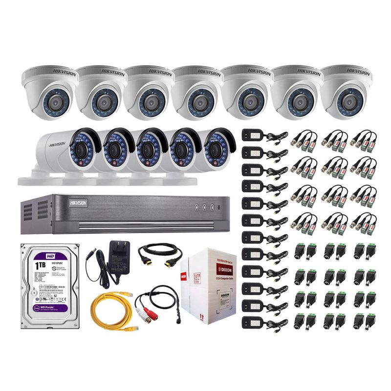 Kit-12-Camaras-de-Vigilancia-Hikvision-Full-Hd-1080P-1Tb-P2p-Kit-de-Microfono