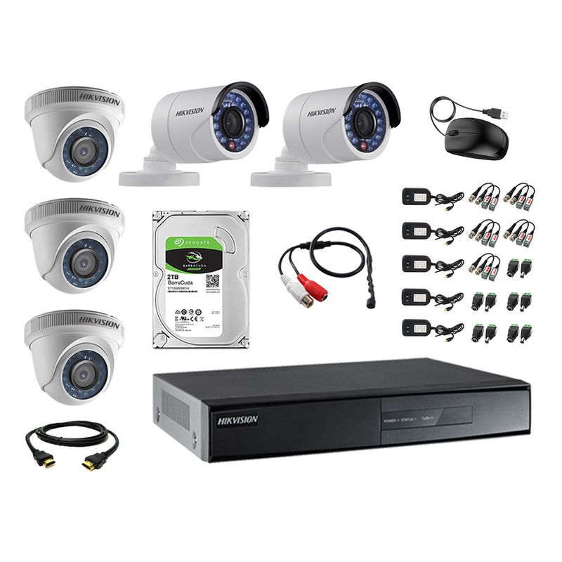 Kit-5-Camaras-de-Vigilancia-Hikvision-Hd-720P-2Tb-P2p-Kit-de-Microfono