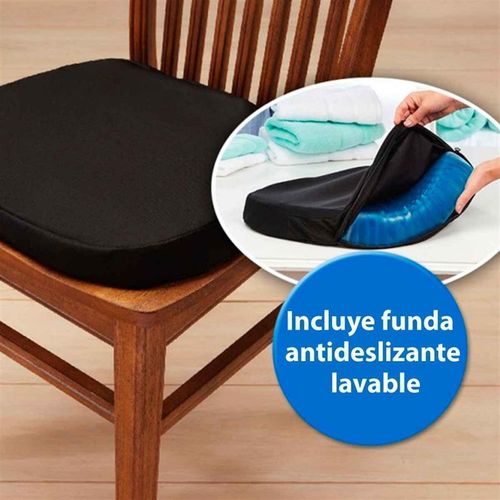 Cojin Almohada Asiento Gel con funda para Silla