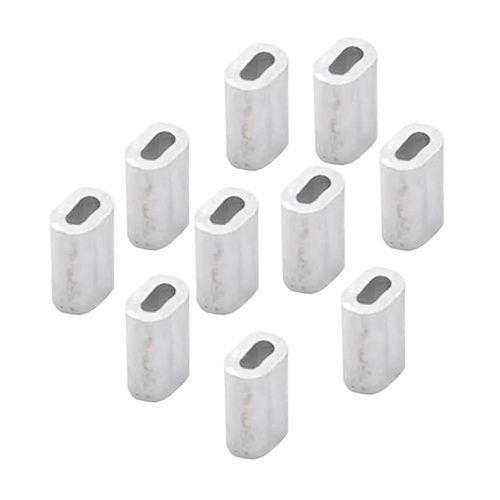 Presilla para cable 1/8" 10 piezas
