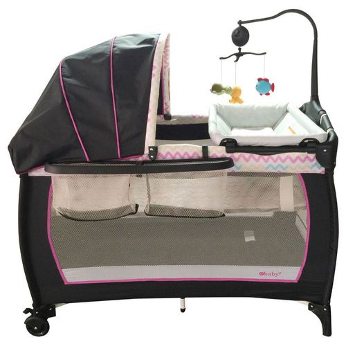 Cuna Corral Little Angel Rosado - EB714-1RS