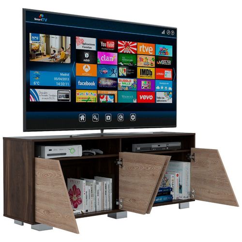 Mesa de TV 70" Fraktal - Habano / Miel