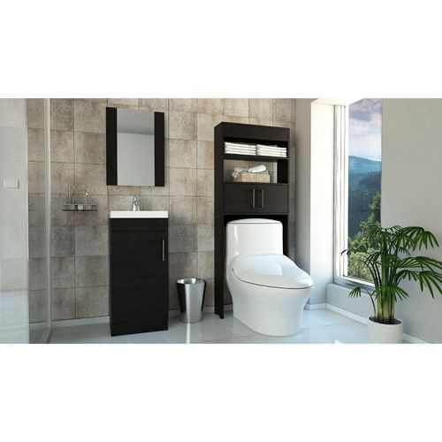 Combo Madrid - Lavamanos + Baño + Espejo - Wengue
