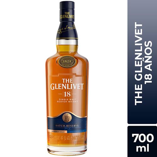 Whisky THE GLENLIVET 18 Años Botella 700ml