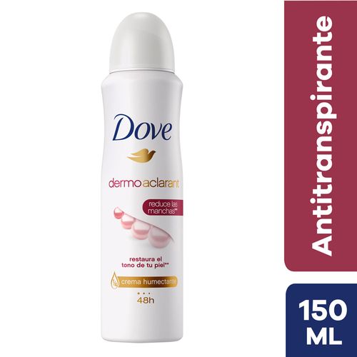 Desodorante en Aerosol para Mujer DOVE Dermoclarant Frasco 150ml