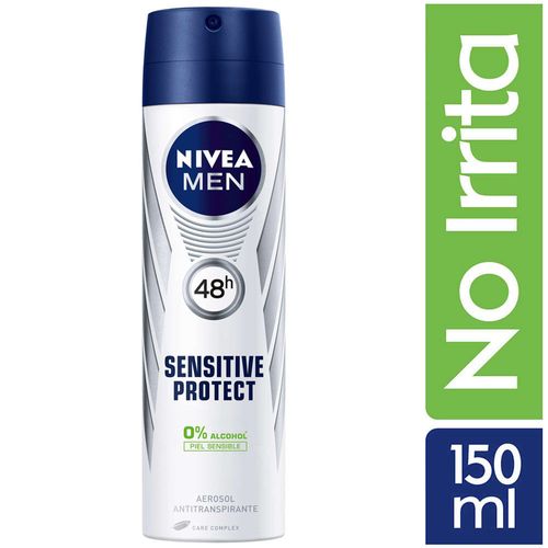 Desodorante en Aerosol para Hombre NIVEA Sensitive Protect Frasco 150ml