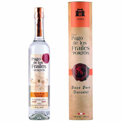 Pisco PAGO DE LOS FRAILES Torontel Botella 500ml