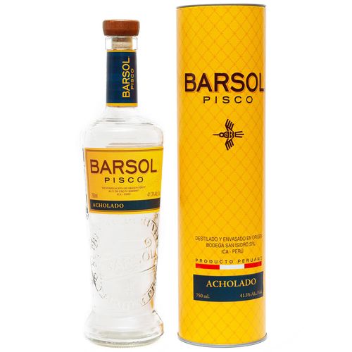 Pisco Acholado BARSOL Botella 750ml