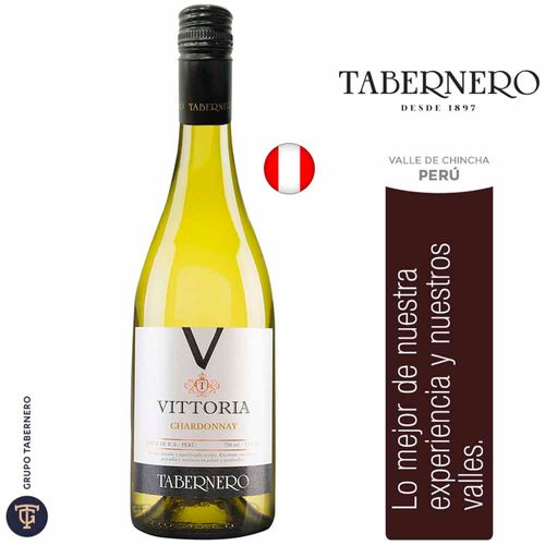 Vino VITTORIA Chardonnay Botella 750ml