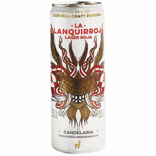 Cerveza CANDELARIA Blanquirroja Lata 355ml