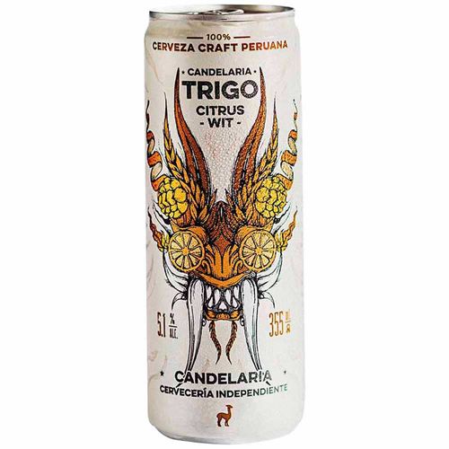 Cerveza Artesanal CANDELARIA Trigo Citrus Wiy Lata 355