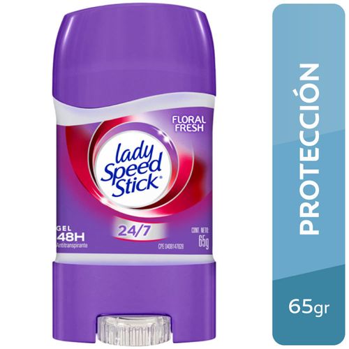 Desodorante en Gel para Mujer LADY SPEED STICK Floral Fresh Frasco 65g