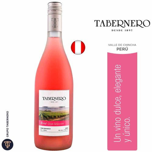 Vino TABERNERO Rosé Gran Selección Botella 750ml