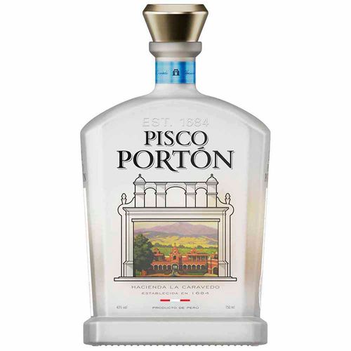 Pisco PORTON Negra Criolla Botella 750ml