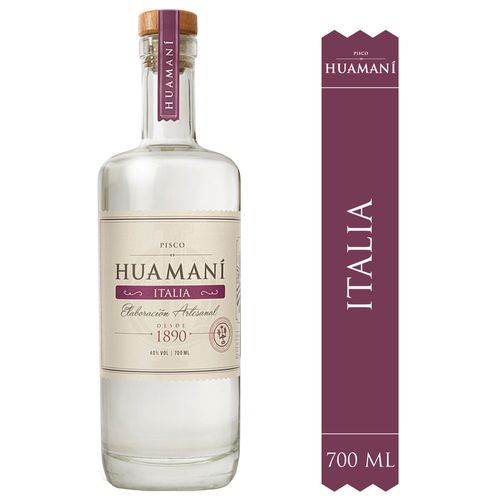 Pisco HUAMANÍ Italia Botella 700ml