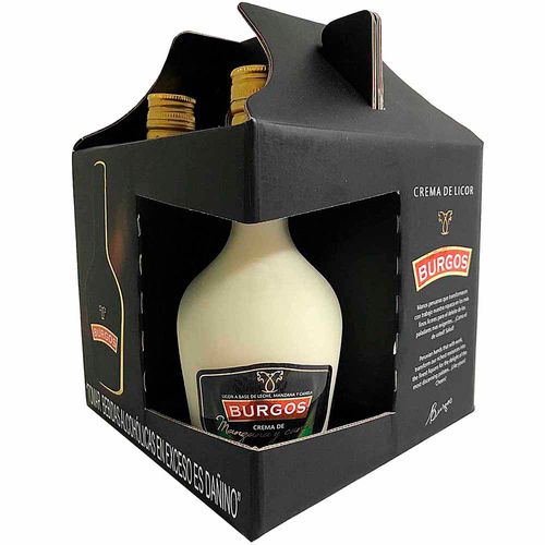 Licor de Crema BURGOS Sabores Varios Botella 250ml Paquete 4un