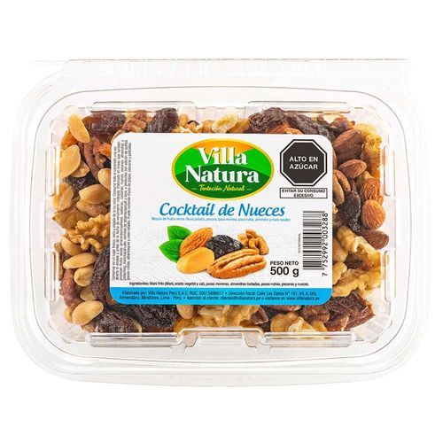 Cocktail de Nueces VILLA NATURA Táper 500g