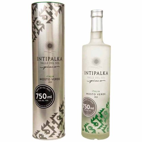 Pisco INTIPALKA Mosto Verde Italia Botella 750ml