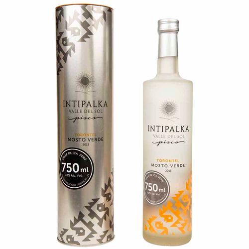 Pisco INTIPALKA Mosto Verde Torontel Botella 750ml