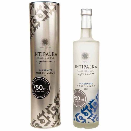 Pisco INTIPALKA Mosto Verde Quebranta Botella 750ml