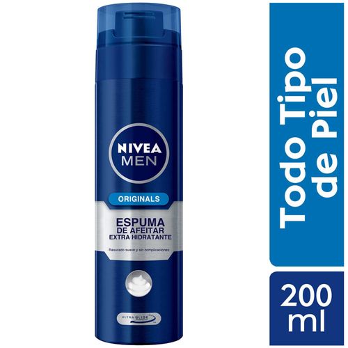 Espuma de Afeitar NIVEA Men Protect & Care Frasco 200ml