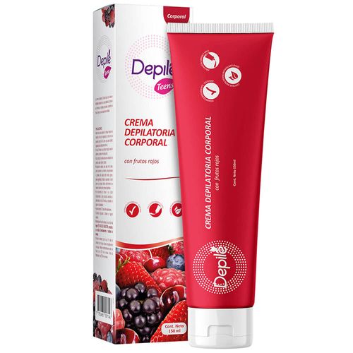 Crema Depilatoria Corporal DEPILÉ Frutos Rojos Tubo 150ml