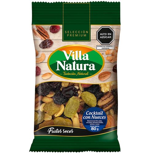 Piqueo VILLA NATURA Cocktail de Nueces Bolsa 80g