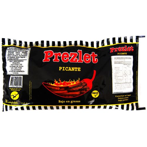 Piqueos Palitos Picantes PREZLET Bolsa 250g