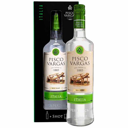 Pisco VARGAS Reserva Privada Italia Botella 750ml