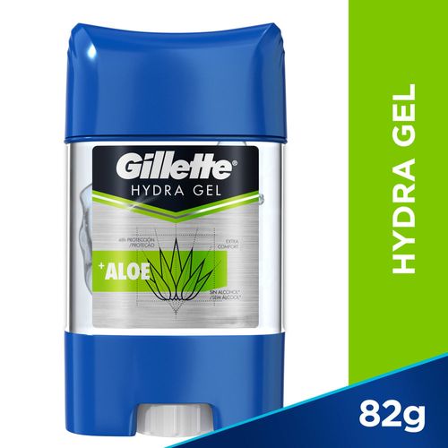 Desodorante en Barra para Hombre GILLETTE Hydra Gel Aloe Frasco 82g