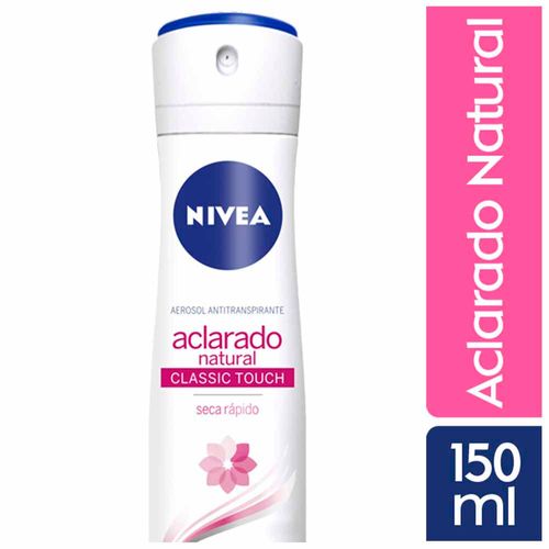 Desodorante en Aerosol para Mujer NIVEA Aclarado Natural Frasco 150ml