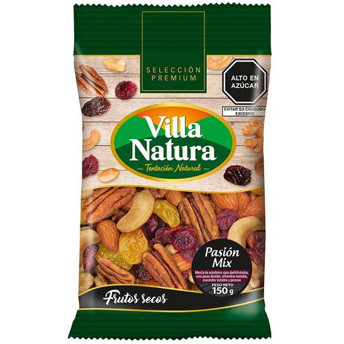 Mix de Frutos Secos VILLA NATURA Pasión Mix Bolsa 150g