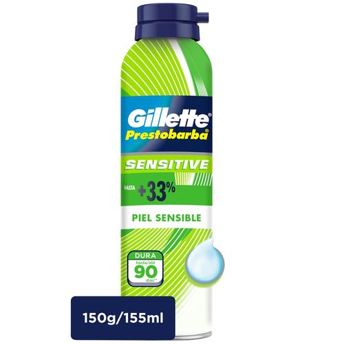 Espuma de Afeitar GILLETTE Sensitive Frasco 155ml