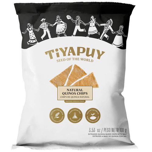 Chips de Quinua TIYAPUY Natural Bolsa 100g