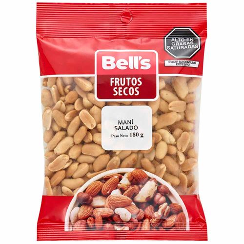 Piqueo BELL'S Maní salado Bolsa 180Gr