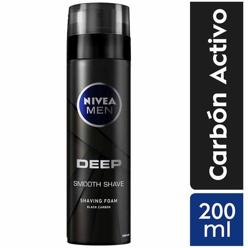 Espuma para Afeitar NIVEA Deep Frasco 200m