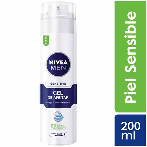 Loción NIVEA Gel de Afeitar Men Sensitive Frasco 200ml