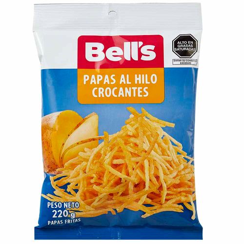 Piqueo BELL'S Papas al hilo Bolsa 220Gr