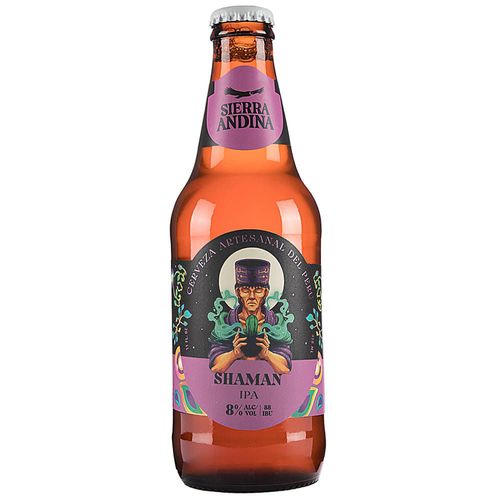 Cerveza SIERRA ANDINA Shaman IPA Botella 330ml