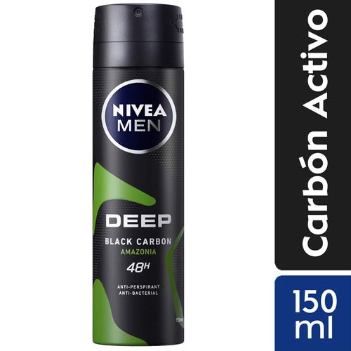 Desodorante en Aerosol para Hombre NIVEA Deep Amazonía Frasco 150ml