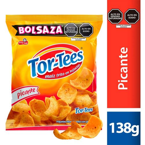 Piqueos TORTEES Picante Bolsa 138g