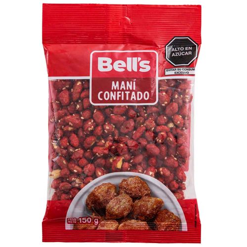 Piqueo BELL'S Maní confitado Bolsa 150Gr