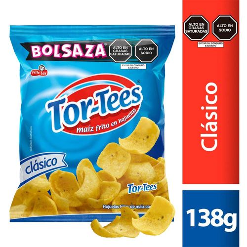 Piqueos TORTEES con Sal Bolsa 138g