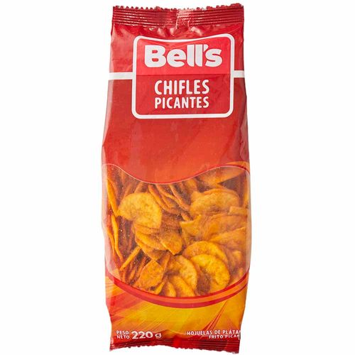 Chifles Picantes BELL'S Bolsa 220g