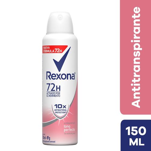 Desodorante en Aerosol para Mujer REXONA Aclarado Perfecto Frasco 150ml