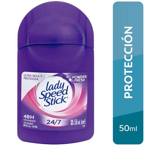 Desodorante en Barra para Mujer LADY SPEED STICK Powder Free Frasco 50ml