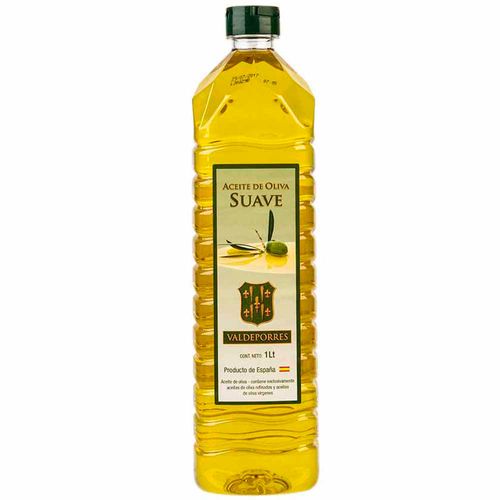 Aceite de Oliva VALDEPORRES Suave Botella 1L