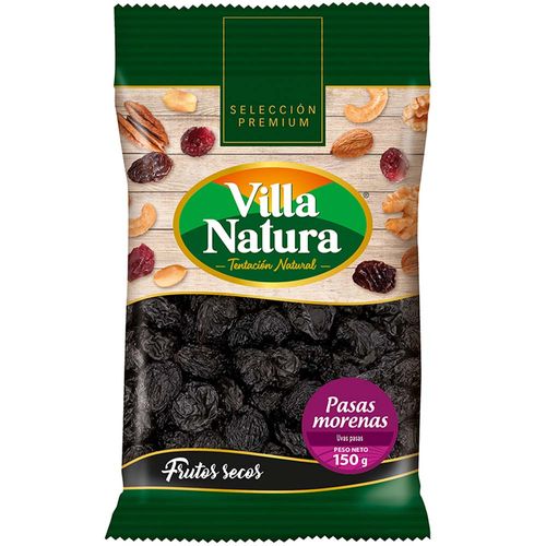 Pasas Morenas VILLA NATURA Bolsa 150g