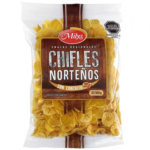 Chifles Norteño MILYS Bolsa 500g